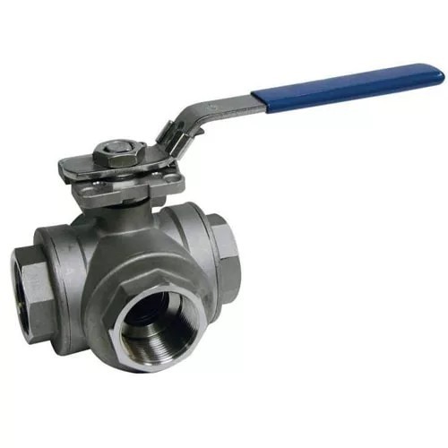 Шаровые муфтовые краны трехходовые с ручным управлением марка AISI 316, ASTM E2814 в г. Тула